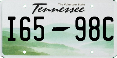 TN license plate I6598C