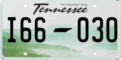 TN license plate I6603O