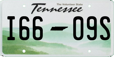 TN license plate I6609S