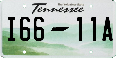 TN license plate I6611A
