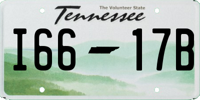 TN license plate I6617B