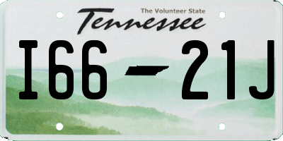 TN license plate I6621J