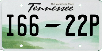 TN license plate I6622P
