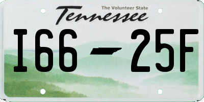 TN license plate I6625F