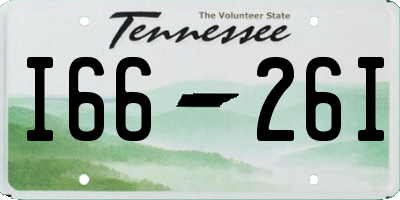 TN license plate I6626I