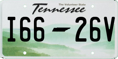 TN license plate I6626V