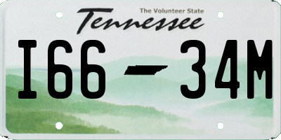 TN license plate I6634M
