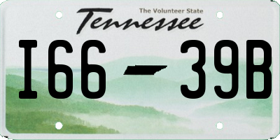 TN license plate I6639B