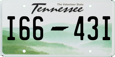 TN license plate I6643I