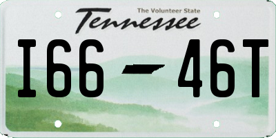 TN license plate I6646T