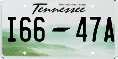 TN license plate I6647A