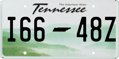 TN license plate I6648Z