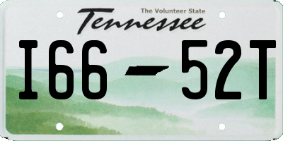 TN license plate I6652T