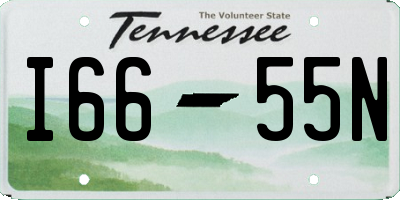 TN license plate I6655N