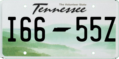 TN license plate I6655Z