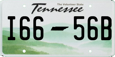 TN license plate I6656B