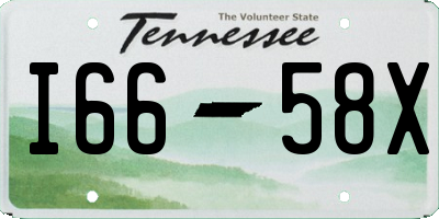 TN license plate I6658X