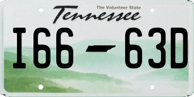 TN license plate I6663D