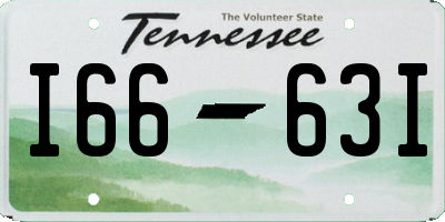 TN license plate I6663I