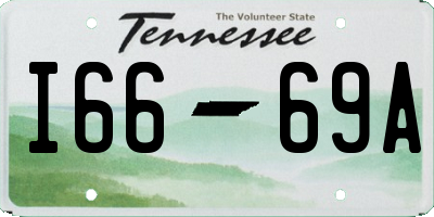TN license plate I6669A