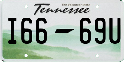 TN license plate I6669U