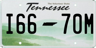 TN license plate I6670M