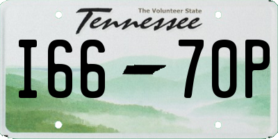 TN license plate I6670P