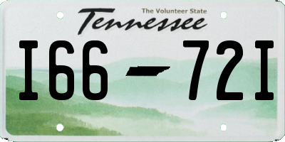 TN license plate I6672I
