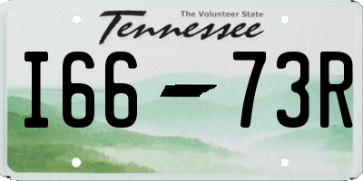 TN license plate I6673R