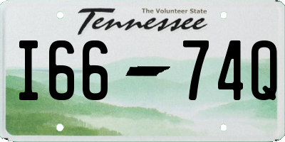 TN license plate I6674Q