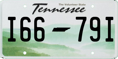 TN license plate I6679I