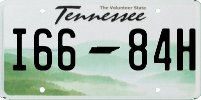 TN license plate I6684H