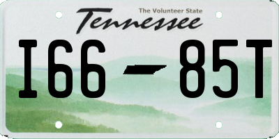 TN license plate I6685T