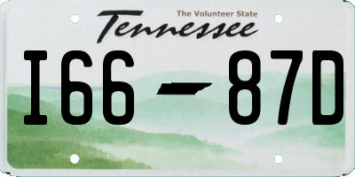 TN license plate I6687D