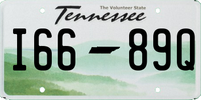 TN license plate I6689Q