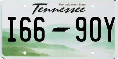 TN license plate I6690Y
