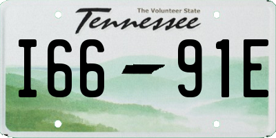 TN license plate I6691E