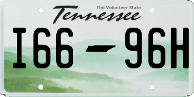 TN license plate I6696H