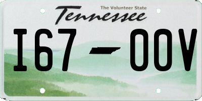 TN license plate I6700V