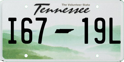 TN license plate I6719L