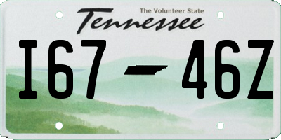 TN license plate I6746Z