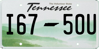 TN license plate I6750U