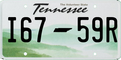 TN license plate I6759R