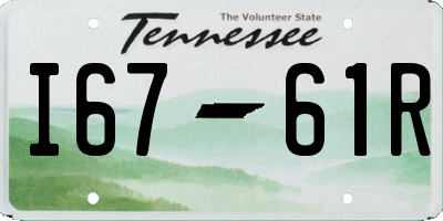 TN license plate I6761R