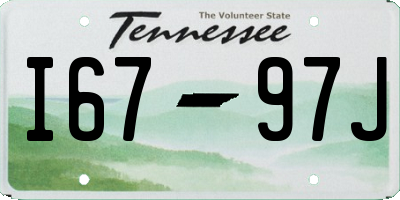 TN license plate I6797J