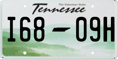 TN license plate I6809H