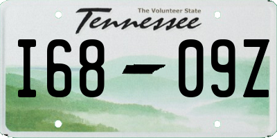 TN license plate I6809Z
