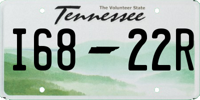 TN license plate I6822R