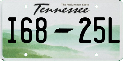 TN license plate I6825L