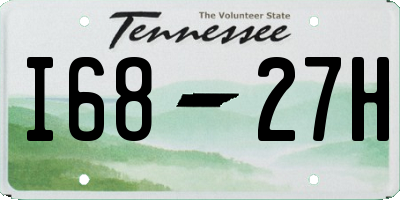 TN license plate I6827H